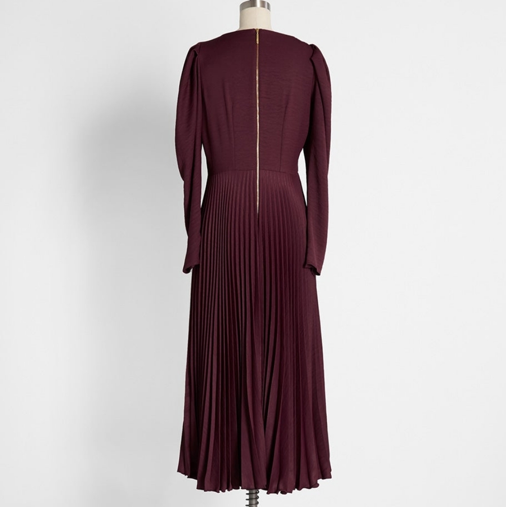 Burgundy Midi dress by Closet ModCloth